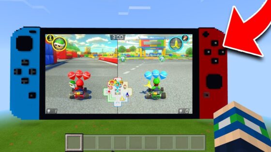 WORKING NINTENDO SWITCH in Minecraft! NO MODS! (Pocket Edition, Xbox, PC, Switch) - Gameplay, Kingdom Kids Zone, Minecraft - EYstreem