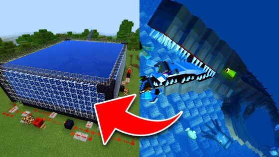 How to Make a MOSASAURUS FARM in Minecraft! (Pocket Edition, Xbox, PC) - Gameplay, Kingdom Kids Zone, Minecraft - EYstreem