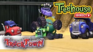 Trucktown: Truck Buddy Game/Catch the Batterball – Ep. 24 | FULL EPISODES ON TREEHOUSE DIRECT! - Kids TV Series, Kingdom Kids Zone - Treehouse Direct