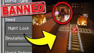 This SEED IS BANNED in Minecraft! *SCARY* - Gameplay, Kingdom Kids Zone, Minecraft - EYstreem