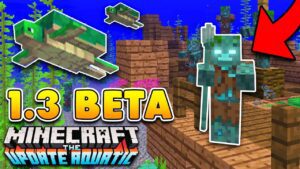 1.3 AQUATIC UPDATE BETA for Minecraft! (Pocket Edition, Xbox, PC) - Gameplay, Kingdom Kids Zone, Minecraft - EYstreem