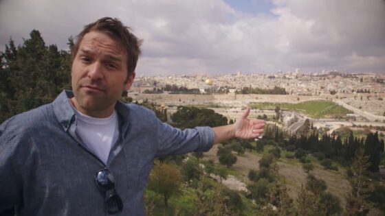 Dave visit the actual Garden of Gethsemane where Jesus was betrayed and arrested… - Documentaries, Movies & TV - Drive Thru History with Dave Stotts