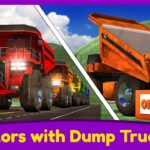 Learn Colors with Dump Trucks Part 1 | Educational Video for Kids by Brain Candy TV - Kingdom Kids Zone, Little Learners - Brain Candy TV