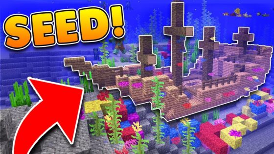 SHIPWRECK AT SPAWN SEED in Minecraft! (Pocket Edition, Xbox, PC) - Gameplay, Kingdom Kids Zone, Minecraft - EYstreem