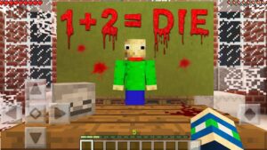 I FOUND BALDI in Minecraft Pocket Edition! - Gameplay, Kingdom Kids Zone, Minecraft - EYstreem