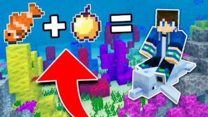How to RIDE DOLPHINS in Minecraft TUTORIAL! (Pocket Edition, Xbox, PC) - Gameplay, Kingdom Kids Zone, Minecraft - EYstreem