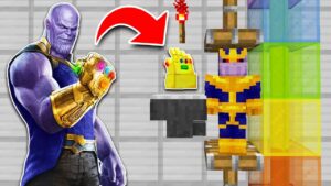 How to Get the INFINITY GAUNTLET in MINECRAFT Tutorial! - Gameplay, Kingdom Kids Zone, Minecraft - EYstreem