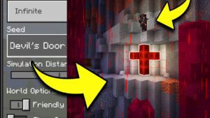 STRANGE Door in Minecraft I Did NOT Create… (SCARY Survival EP21) - Gameplay, Kingdom Kids Zone, Minecraft - EYstreem