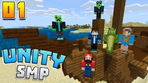STARTING FRESH! Unity SMP EP1 Minecraft Survival Let's Play! - Gameplay, Kingdom Kids Zone, Minecraft - EYstreem