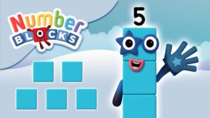 @Numberblocks- The Number Five | Learn to Count - Kingdom Kids Zone, Little Learners - Numberblocks