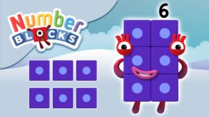 @Numberblocks- The Number Six | Learn to Count - Kingdom Kids Zone, Little Learners - Numberblocks