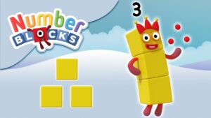 @Numberblocks- Meet the Number Three | Learn to Count at Home - Kingdom Kids Zone, Little Learners - Numberblocks