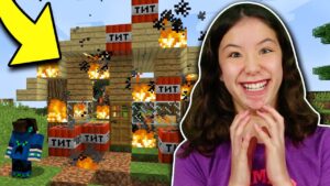 MY SISTER TROLLED ME IN MINECRAFT! - Gameplay, Kingdom Kids Zone, Minecraft - EYstreem