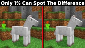 99% CAN’T SPOT THE DIFFERENCE! (Impossible) - Gameplay, Kingdom Kids Zone, Minecraft - EYstreem