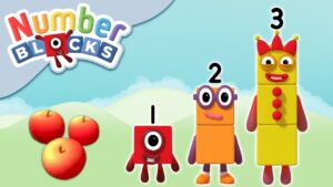 @Numberblocks- Counting Apples | Learn to Count - Kingdom Kids Zone, Little Learners - Numberblocks
