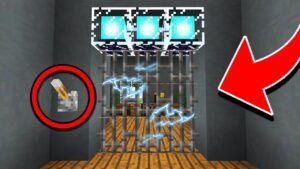 How to Build a WORKING ELECTRIC DOOR in Minecraft! (NO MODS!) - Gameplay, Kingdom Kids Zone, Minecraft - EYstreem
