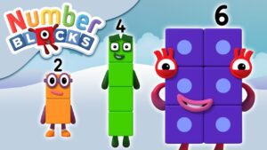 @Numberblocks- Even Numbers | Learn to Count - Kingdom Kids Zone, Little Learners - Numberblocks