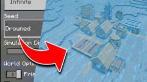 UNDERWATER VILLAGE SEED in Minecraft! (Pocket Edition, PS4, Xbox, Switch, PC) - Gameplay, Kingdom Kids Zone, Minecraft - EYstreem