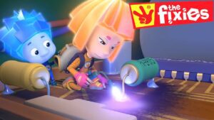 The Fixies ★ Repairing The Car With Spare Parts ★ Fixies English | Videos For Kids - Kingdom Kids Zone, Little Learners - The Fixies