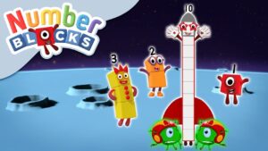 @Numberblocks- Blast Off! | Learn to Count - Kingdom Kids Zone, Little Learners - Numberblocks