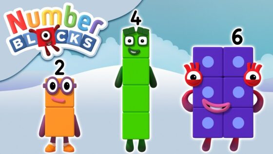 @Numberblocks- Two, Four, Six | Learn to Count - Kingdom Kids Zone, Little Learners - Numberblocks