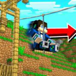 How to Build a WORKING ZIPLINE in Minecraft Tutorial! (NO MODS!) - Gameplay, Kingdom Kids Zone, Minecraft - EYstreem
