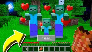 How to BREED ZOMBIES in Minecraft TUTORIAL! (Pocket Edition, Xbox, PC) - Gameplay, Kingdom Kids Zone, Minecraft - EYstreem