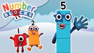 @Numberblocks- Games With 5 | Learn to Count - Kingdom Kids Zone, Little Learners - Numberblocks