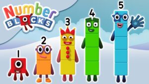@Numberblocks- Team of 5 | Learn to Count - Kingdom Kids Zone, Little Learners - Numberblocks