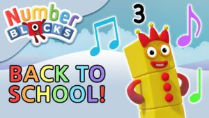 @Numberblocks- Back to School | Musical Maths | Learn to Count - Kingdom Kids Zone, Little Learners - Numberblocks