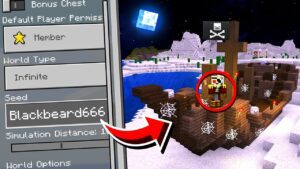 HAUNTED PIRATE SHIPWRECK SEED IN MINECRAFT! **NOT FAKE** - Gameplay, Kingdom Kids Zone, Minecraft - EYstreem