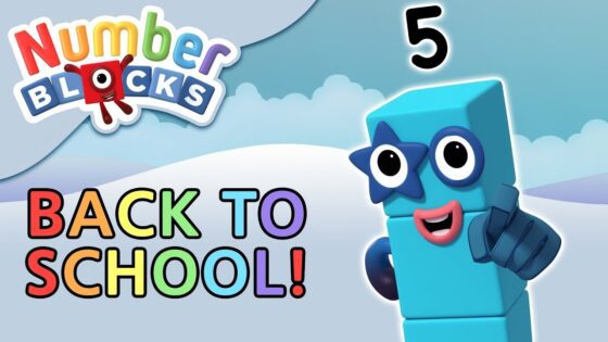 @Numberblocks- Back to School | The Number 5 | Learn to Count - Kingdom Kids Zone, Little Learners - Numberblocks