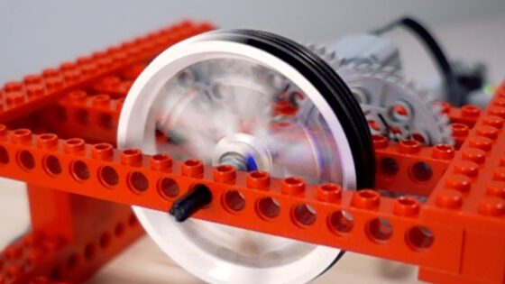 Spinning a Lego Wheel FASTER - Kids (6-9), Kingdom Kids Zone - Brick Experiment Channel