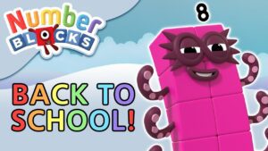 @Numberblocks- Back to School | Big Numbers | Learn to Count - Kingdom Kids Zone, Little Learners - Numberblocks