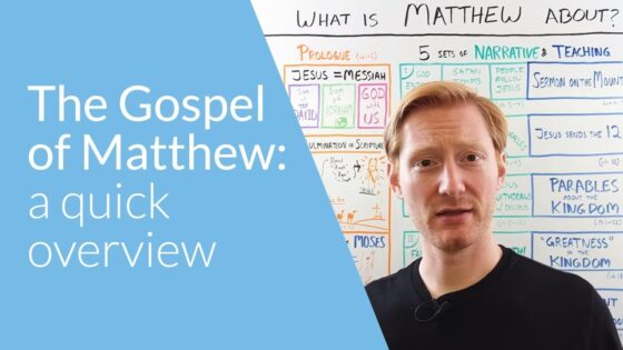 The Gospel of Matthew: Overview | Whiteboard Bible Study - Bible Study, Movies & TV - OverviewBible