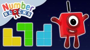 @Numberblocks- Numbers & Shapes | Learn to Count - Kingdom Kids Zone, Little Learners - Numberblocks