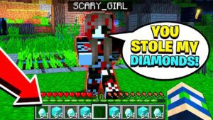 I STOLE FROM HER and THIS happened… *SCARY* - Gameplay, Kingdom Kids Zone, Minecraft - EYstreem
