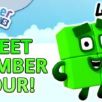 @Numberblocks- Meet Number Four | Meet the Numberblocks | Learn to Count - Kingdom Kids Zone, Little Learners - Numberblocks