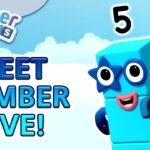 @Numberblocks- Meet Number Five | Meet the Numberblocks | Learn to Count - Kingdom Kids Zone, Little Learners - Numberblocks