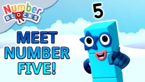 @Numberblocks- Meet Number Five | Meet the Numberblocks | Learn to Count - Kingdom Kids Zone, Little Learners - Numberblocks