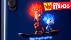 The Fixies ★ Flying Skateboard & Special Cartoon Mega Mix For Kids ★ Fixies| Cartoon For Kids - Kingdom Kids Zone, Little Learners - The Fixies