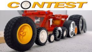 Spinning Contest with 10 Lego Wheels - Kids (6-9), Kingdom Kids Zone - Brick Experiment Channel