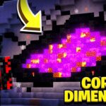 CORRUPT STEVE CREATED THE CORRUPT DIMENSION! (Scary Survival EP40) - Gameplay, Kingdom Kids Zone, Minecraft - EYstreem