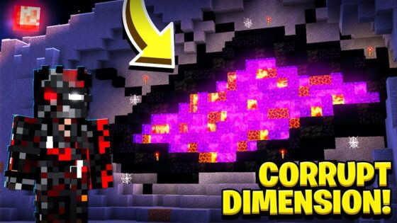 CORRUPT STEVE CREATED THE CORRUPT DIMENSION! (Scary Survival EP40) - Gameplay, Kingdom Kids Zone, Minecraft - EYstreem