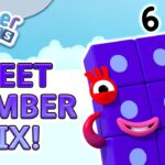 @Numberblocks- Meet Number Six | Meet the Numberblocks | Learn to Count - Kingdom Kids Zone, Little Learners - Numberblocks