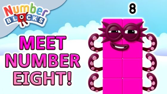 @Numberblocks- Meet Number Eight | Learn to Count | Meet the Numberblocks - Kingdom Kids Zone, Little Learners - Numberblocks