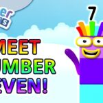 @Numberblocks- Meet Number Seven | Meet the Numberblocks | Learn to Count - Kingdom Kids Zone, Little Learners - Numberblocks