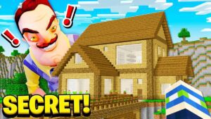 I FOUND HELLO NEIGHBOR’S SECRET HOUSE in Minecraft! - Gameplay, Kingdom Kids Zone, Minecraft - EYstreem