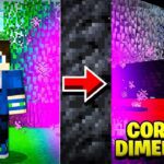 How to Make a PORTAL to the CORRUPT DIMENSION! (Scary Survival EP41) - Gameplay, Kingdom Kids Zone, Minecraft - EYstreem