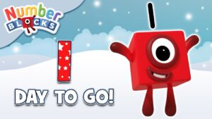 @Numberblocks- Countdown to #Christmas: 1 DAY TO GO! | Learn to Count | Happy Holidays! - Kingdom Kids Zone, Little Learners - Numberblocks